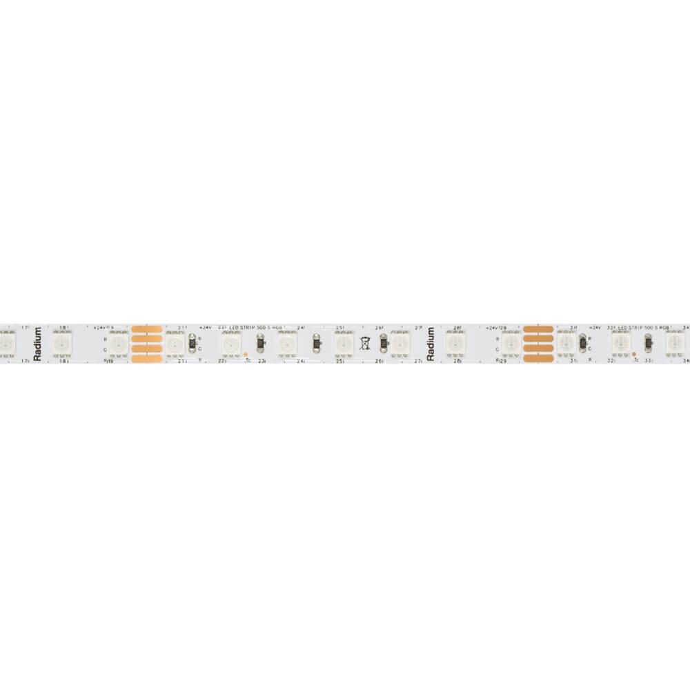 LED-Flexstreifen, RGB STRIP 500 S RGB 5050-SMD-LEDs/24V/72W L 5 m, 350 RGB-LEDs~14,4W/m, ~500 lm/m