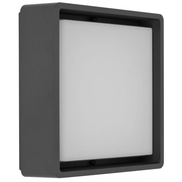 Außenwandleuchte FRAME SQUARE LED/6W mit HF-Sensor anthrazit