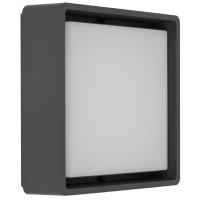 Außenwandleuchte FRAME SQUARE LED/6W mit HF-Sensor anthrazit