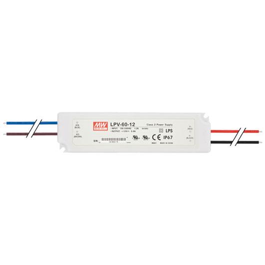 LED-Netzteil 230V 12VDC 60W elektronisch