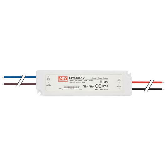 LED-Netzteil 230V 12VDC 60W elektronisch