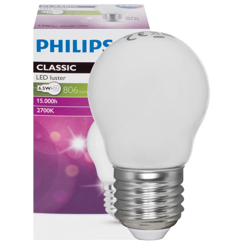 LED-Tropfenlampe matt CLASSIC LEDluster E27 2700K