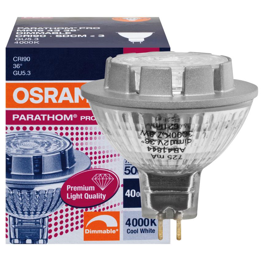 LED Reflektorlampe PPRO MR16 7,8W 4000K GU5,3 dimmbar