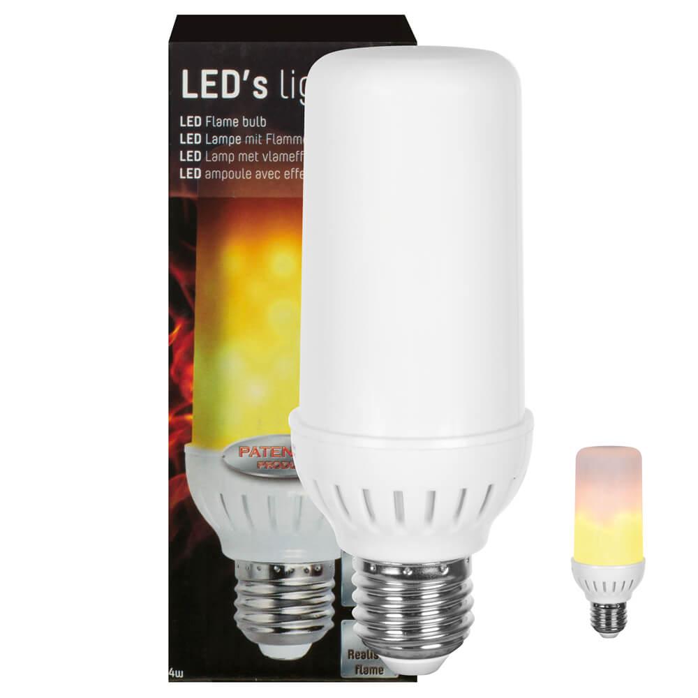 Deko-LED-Flammeneffekt, E27/4W-1800K, 100 lm, LEDS LIGHT