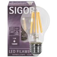 Filament-LED-Lampe AGL-Form klar E27 230V 11,0W 1521lm