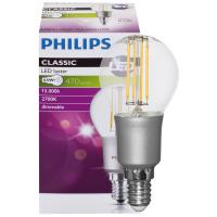 Filament-LED-Lampe, CLASSIC, Tropfen-Form, klar, E14/240V