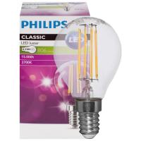 LED-Filament-Lampe CLASSIC Tropfen-Form klar E14 2700K