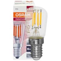 LED-Filament-Lampe PARATHOM T26 Birnen-Form, klar E14 2,8W 2700K