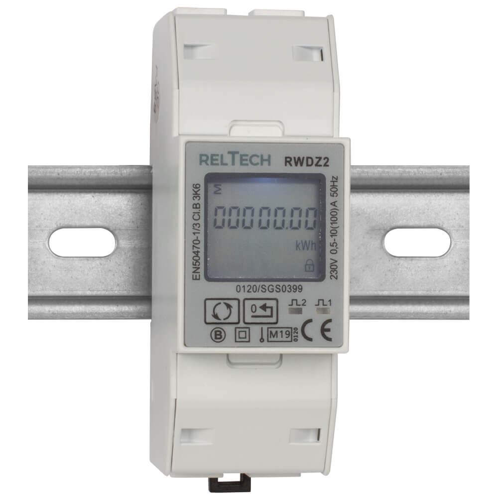 Stromzähler für Wechselstrom einphasig 230V-AC/0,5-10(100)A mit LCD-Zählwerk MID-Konformitätserklärung