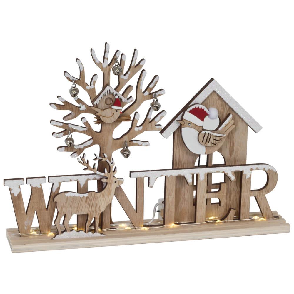 LED-Weihnachtsleuchter Winter