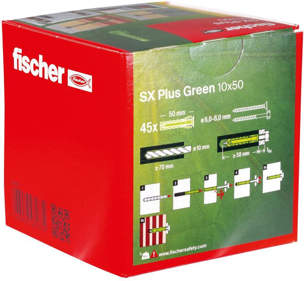 Dübel SX Plus SX Plus Green 10x50