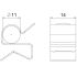 Trägerklammer SCC 4-7,5 D11