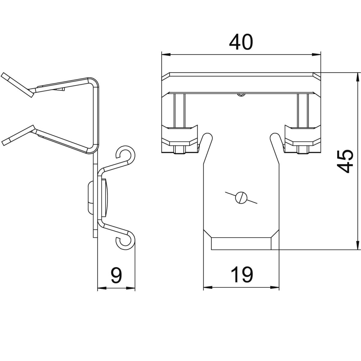 Trägerklammer SCCT 10-15