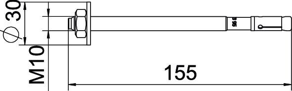 Bolzenanker BZ3 BZ3 10x155/35-95