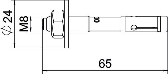 Bolzenanker BZ3 BZ3 8x65/0-10