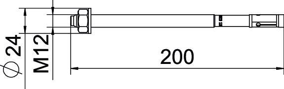Bolzenanker BZ3 BZ312x200/50-125
