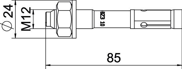 Bolzenanker BZ3 BZ312x85/0-10