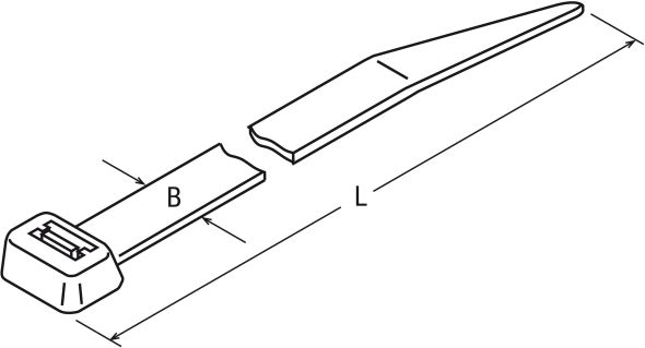 DIS-TY Kabelbinder 8x450 w DTST0450RWH66V/VE100