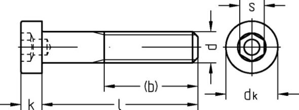 Zylinderschraube 8.8 0303/001/01 6x80