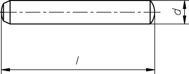 Zylinderstift 1658/000/01 8x32