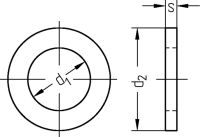 Scheibe für Schrauben 1684/001/01 31