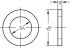 Scheibe für Schrauben 1684/001/01 31