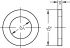 Scheibe für Schrauben 1684/001/01 31