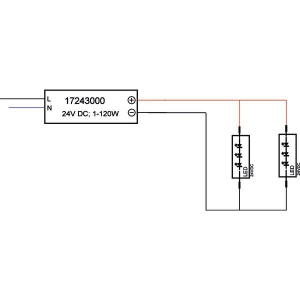 LED-Netzgerät 1-120W 24V 17243000