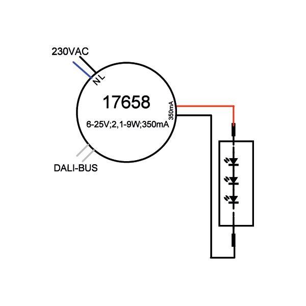 LED-Rundkonverter 350 mA 17658020