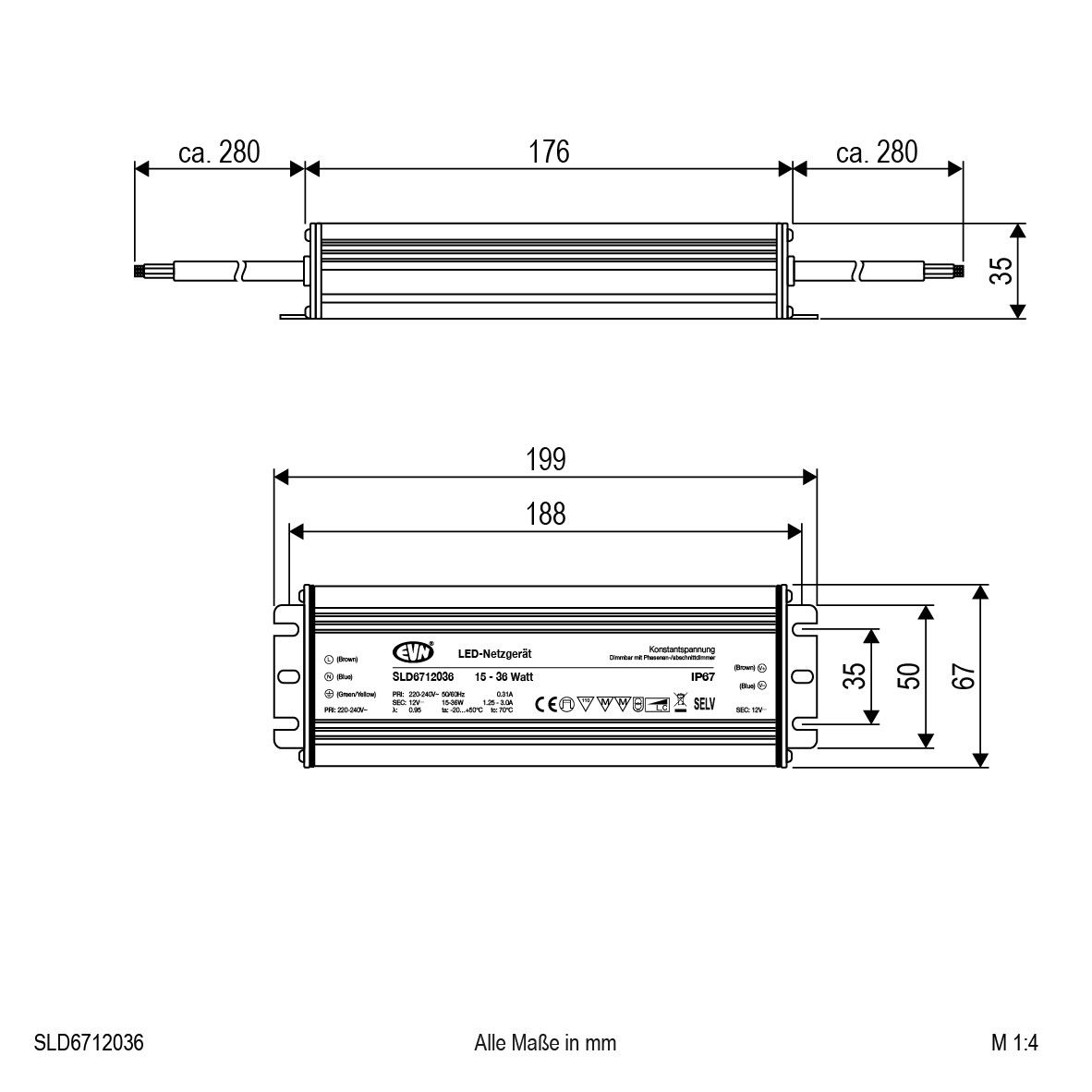 LED-Netzgerät 12V SLD6712036