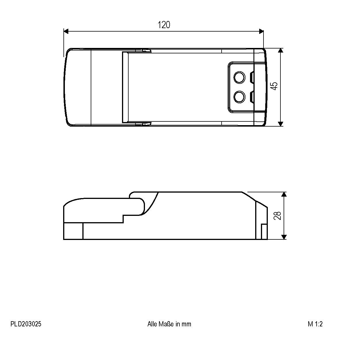 LED-Netzgerät 300mA PLD203025