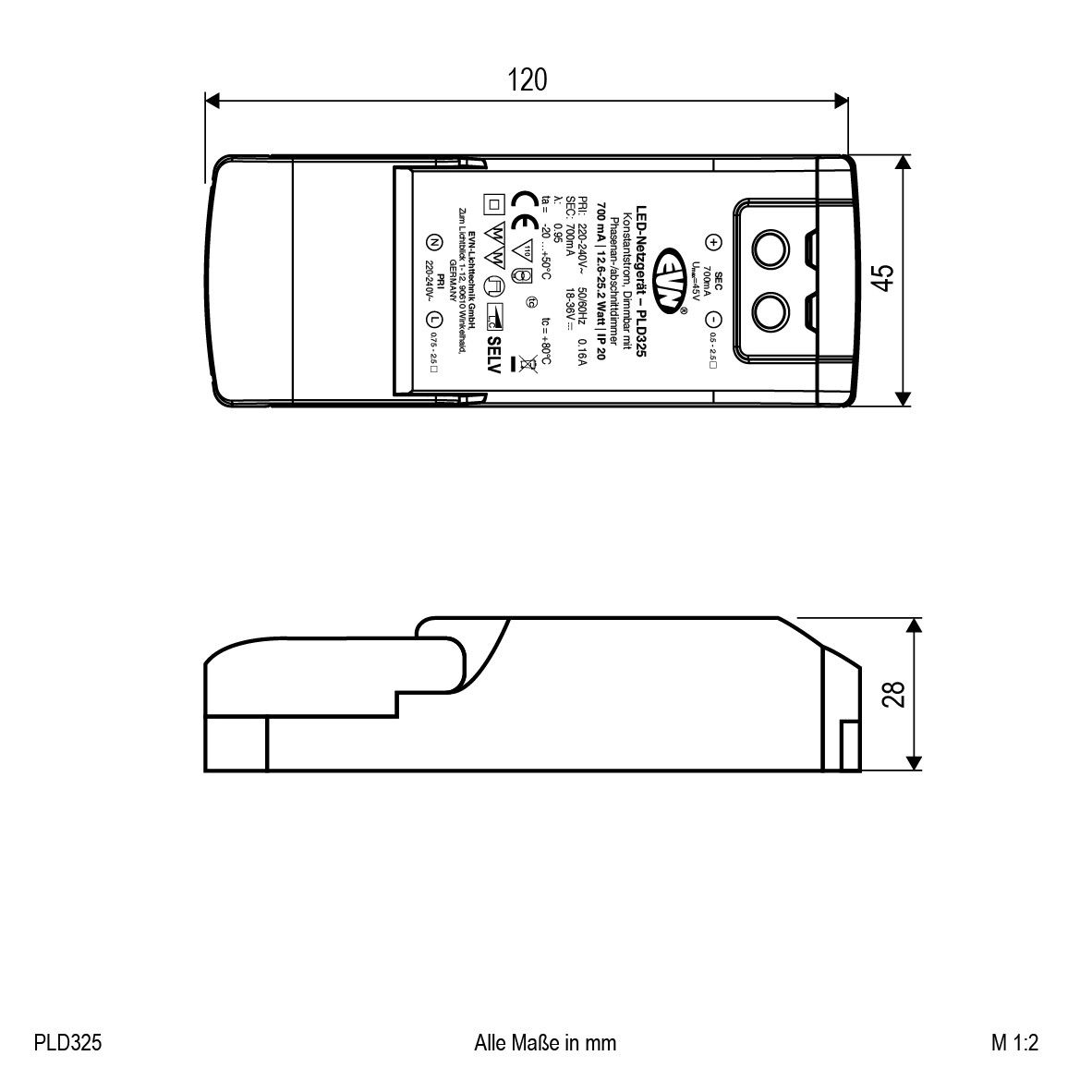 LED-Netzgerät PLD325