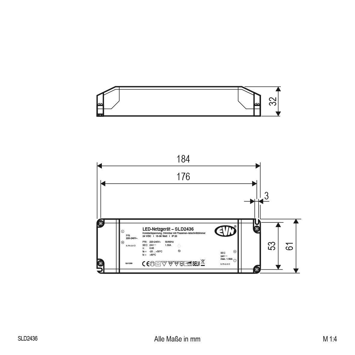 LED-Netzgerät SLD2436