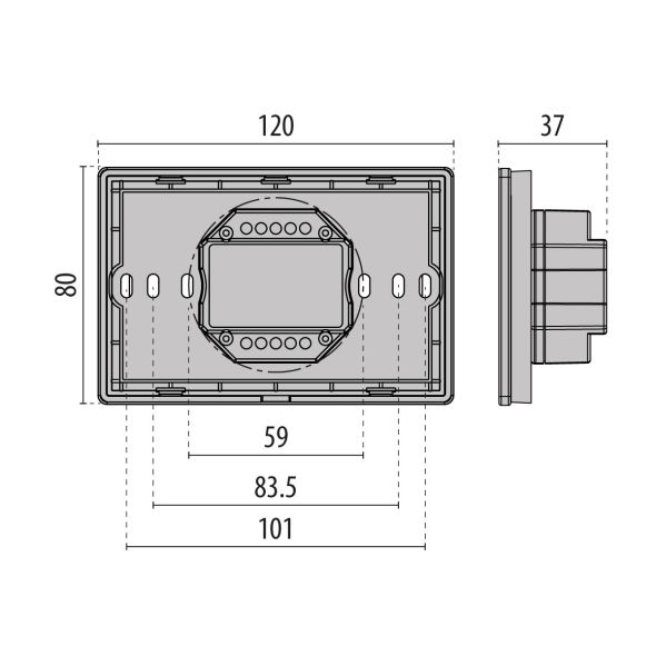 Fernbedienung Touch DMX 3117845