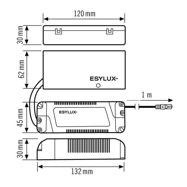 Elektrisches Zubehör DRIVER-SET 30W RJ45