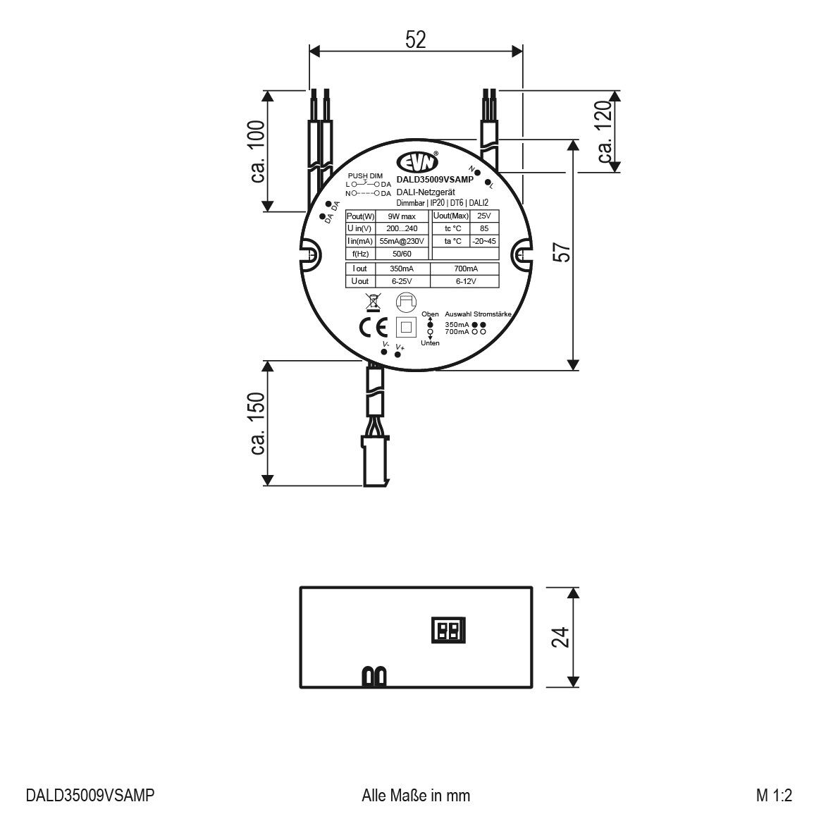 DALI Dimmer-Empfänger DALD35009VSAMP