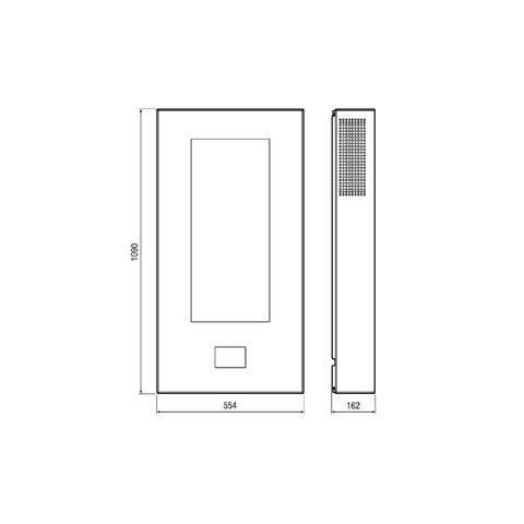 Aufputz-Abdeckung WS 75 APA