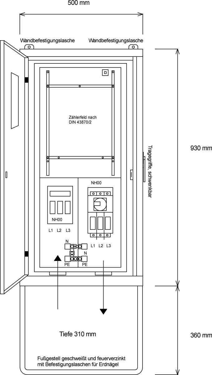 Anschluss-Schrank A 80