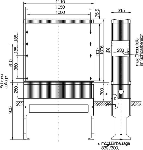 Kabelverteilerschrank SL102VT