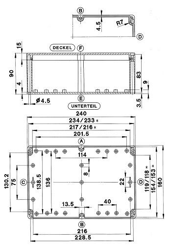 ABS-Gehäuse GEH.CT-842 T