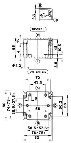 Polycarbonatgehäuse GEH.CT-541 Z