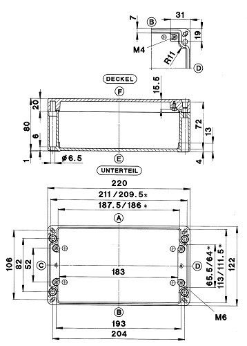 Aluminiumgehäuse GEH.CA-230