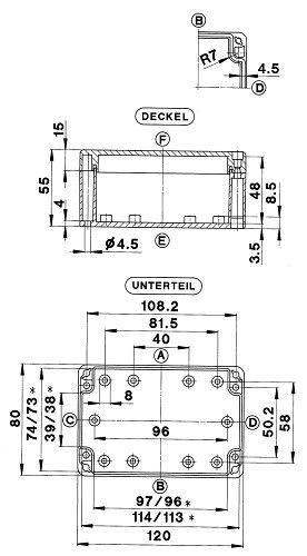 Polycarbonatgehäuse GEH.CT-581 T