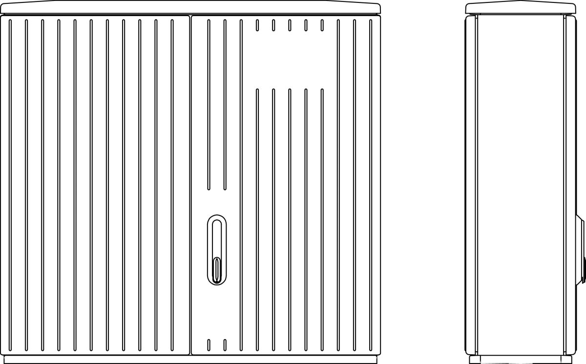 Kabelverteilerschrank A850 850-2DSMO#10031688