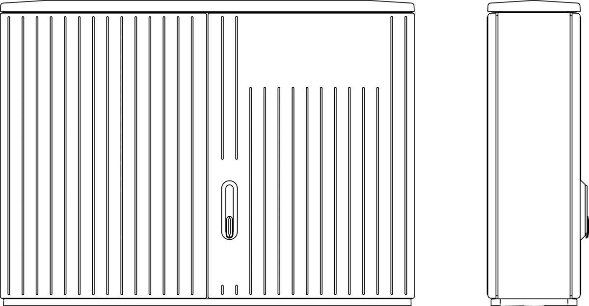 Kabelverteilerschrank A850 850-3DSMO#10035575