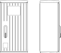 Kabelverteilerschrank A100-00MOIP44RAL7035