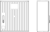 Kabelverteilerschrank A100-1MOIP44.RAL7035