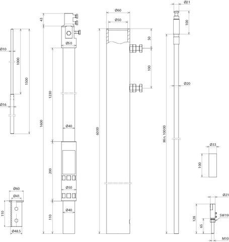 Fangmast FM 60 L9M IP #819735