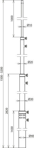 Fangstange FS T D40 4200 5200AL