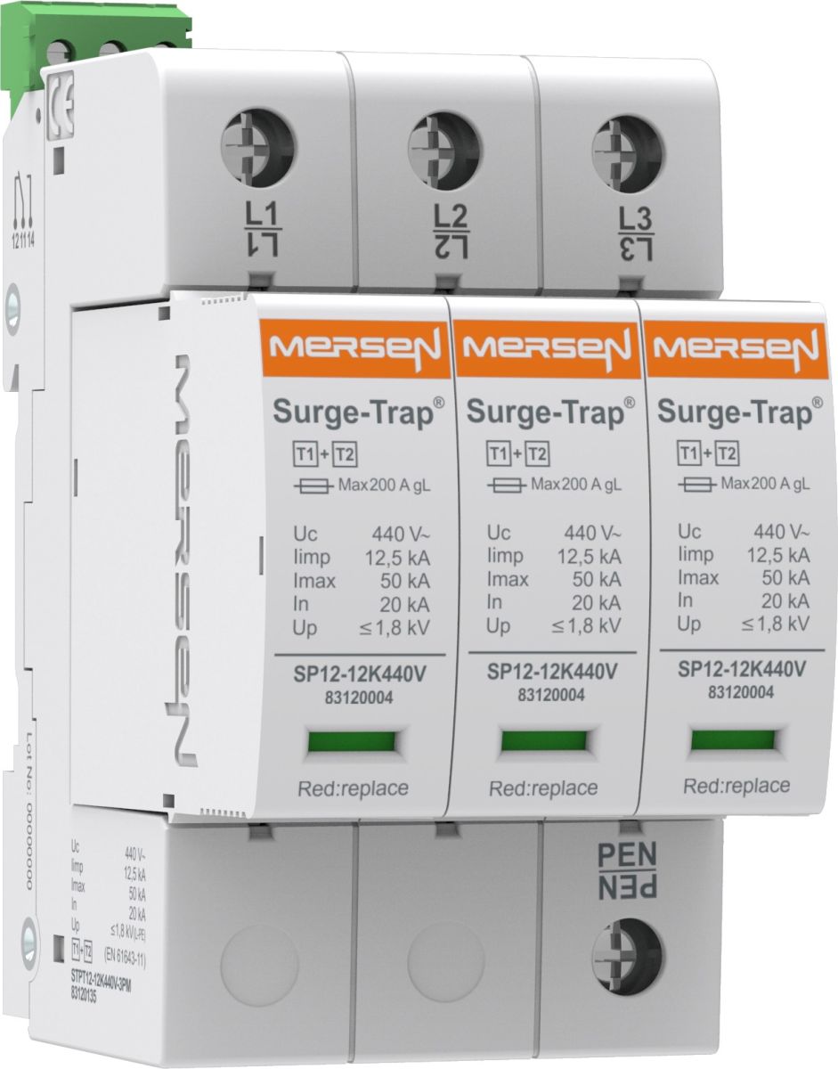 Überspg.-Ableiter Typ 1+2 STPT12-12K440V-3PM